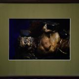 邪鬼･･広目天に硯を