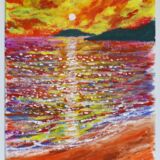 夕暮れの波音 夕暮れの波音