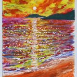 夕暮れの波音 夕暮れの波音