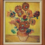 ゴッホ・ひまわり(模写) ゴッホ・ひまわり(模写)