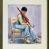 傘を持つ女 傘を持つ女