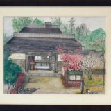 古民家の春 古民家の春