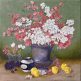 ＪＯＥ ＡＮＮＡ ＡＲＮＥＴＴ “ CRABAPPLE BLOSSOMS IN TARNISHED SILVER ″より