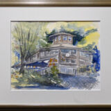 鴨池のログハウス