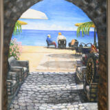 クロアチアの海岸にて